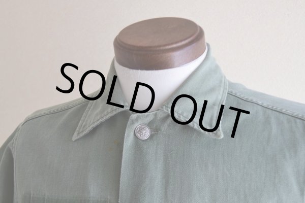 画像6: 1950s FRUIT OF THE LOOM US.ARMY ユーティリティシャツ  "13スターボタン"  実寸S-M  (6)