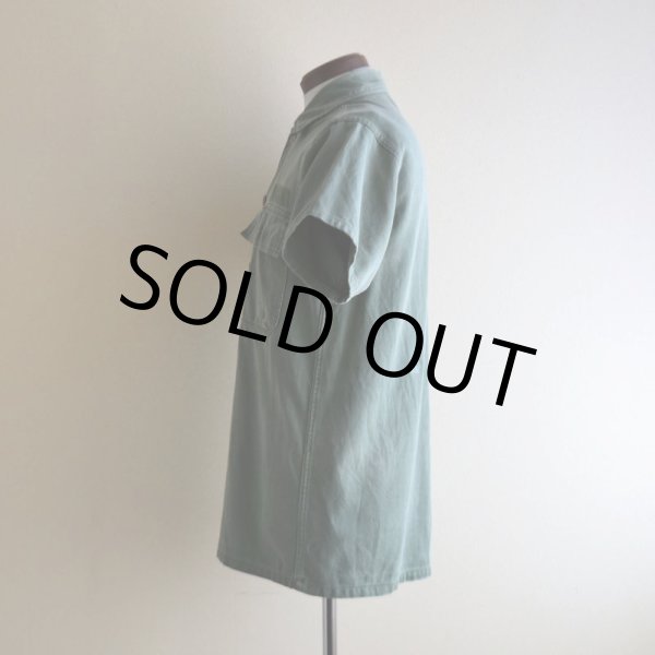 画像4: 1950s FRUIT OF THE LOOM US.ARMY ユーティリティシャツ  "13スターボタン"  実寸S-M  (4)