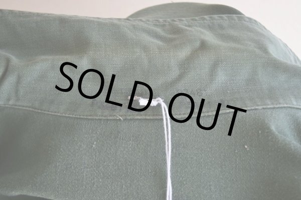 画像5: 1950s US.ARMY OG107 ユーティリティシャツ  "1st初期"  実寸S  (5)