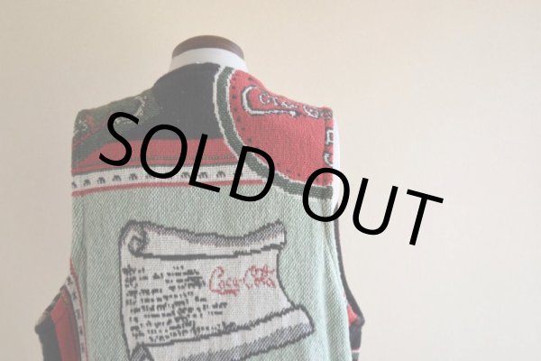 画像12: 1990s Coca-Cola ラグベスト　 "MADE IN USA"　 表記XL  (12)