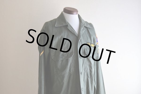 画像9: 1960s B.V.D. US.ARMY ユーティリティシャツ　 "3RD TYPE"　 表記MEDIUM  (9)