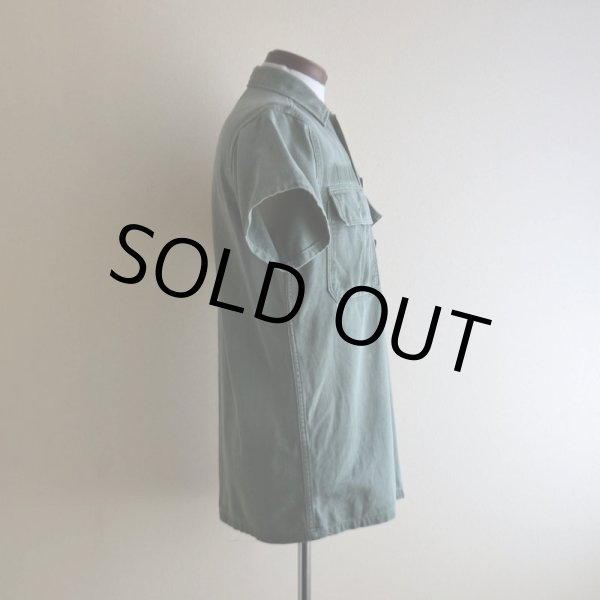 画像2: 1950s FRUIT OF THE LOOM US.ARMY ユーティリティシャツ  "13スターボタン"  実寸S-M  (2)