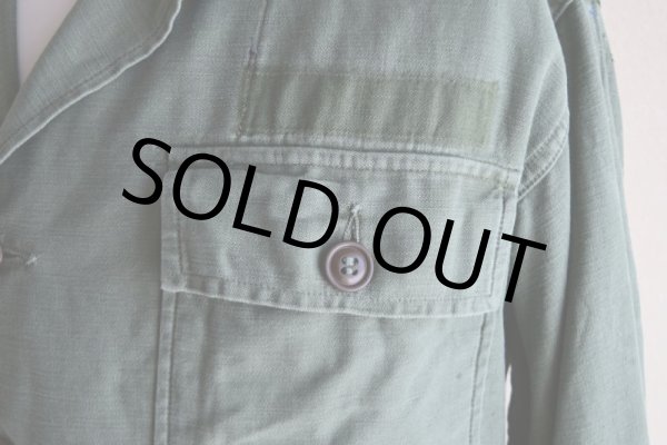 画像8: 1950s US.ARMY OG107 ユーティリティシャツ　 "1st初期"　 実寸ML  (8)