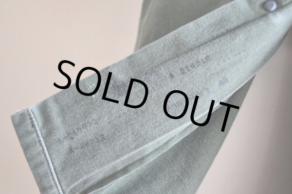 画像11: 1950s FRUIT OF THE LOOM US.ARMY ユーティリティシャツ  "13スターボタン"  実寸S-M  (11)