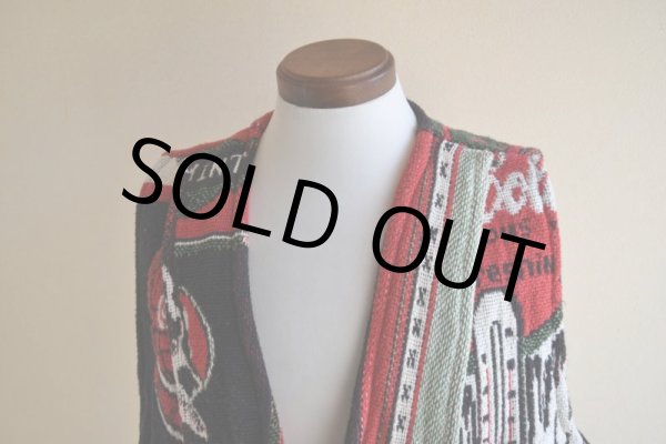 画像7: 1990s Coca-Cola ラグベスト　 "MADE IN USA"　 表記XL  (7)