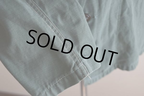 画像14: 1950s US.ARMY OG107 ユーティリティシャツ  "1st初期"  実寸S  (14)