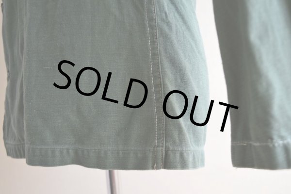 画像11: 1950s US.ARMY OG107 ユーティリティシャツ  "1st初期"  実寸S  (11)