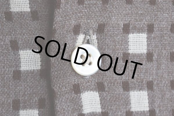 画像10: 1950s unknown レーヨンシャツ　 表記16-16 1/2  (10)