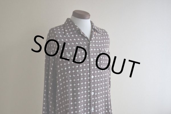 画像6: 1950s unknown レーヨンシャツ　 表記16-16 1/2  (6)