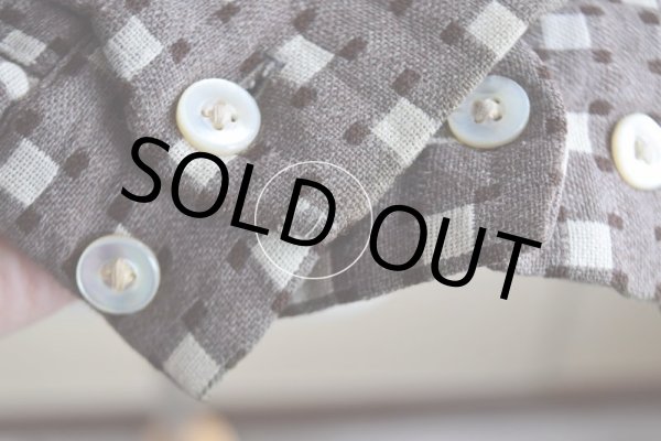 画像17: 1950s unknown レーヨンシャツ　 表記16-16 1/2  (17)