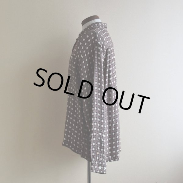 画像4: 1950s unknown レーヨンシャツ　 表記16-16 1/2  (4)