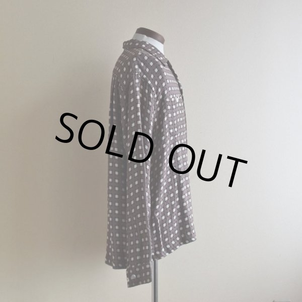 画像2: 1950s unknown レーヨンシャツ　 表記16-16 1/2  (2)