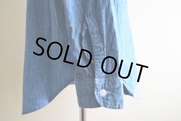 画像13: 1960s BIG MAC シャンブレーンシャツ  表記15-15 1/2  (13)