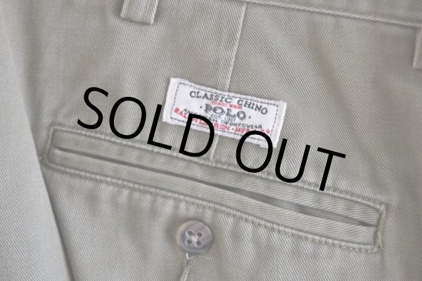 画像10: Polo by RalphLauren ツータックチノトラウザー  "HAMMOND PANT"  表記35×30  (10)