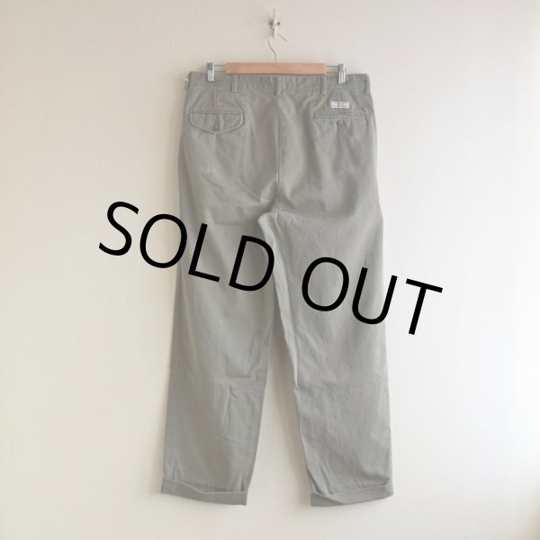 画像2: Polo by RalphLauren ツータックチノトラウザー  "HAMMOND PANT"  表記35×30  (2)