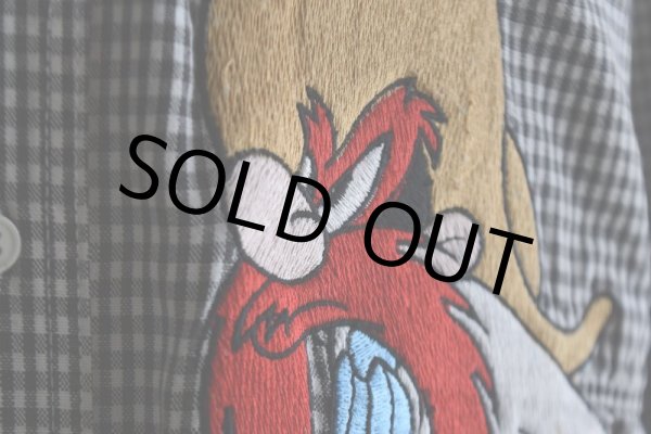 画像9: 1990s ACME CLOTHING CO. LOONEY TUNES チェックシャツ  表記L  (9)