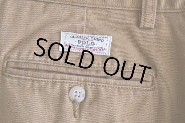 画像10: Polo by RalphLauren ツータックチノトラウザー  "ANDREW PANT"  表記33×32  (10)