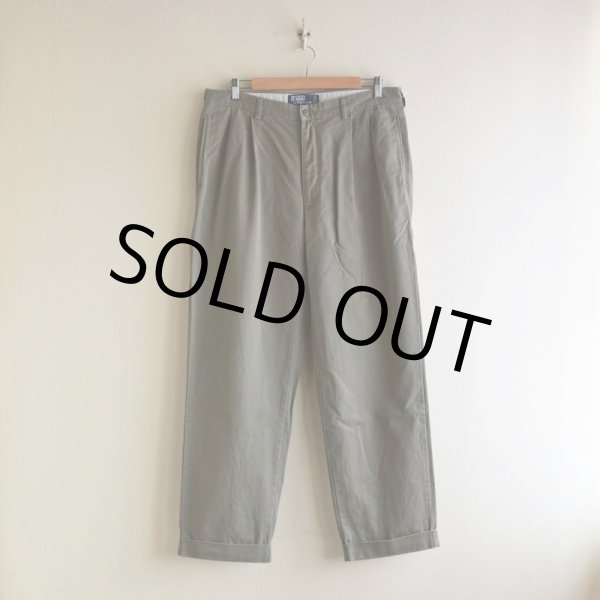 画像1: Polo by RalphLauren ツータックチノトラウザー　 "HAMMOND PANT"　 表記35×30  (1)