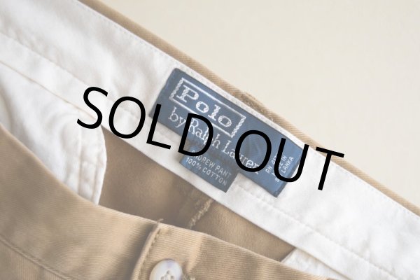 画像4: Polo by RalphLauren ツータックチノトラウザー  "ANDREW PANT"  表記33×32  (4)