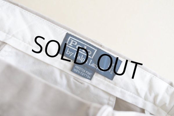 画像4: Polo by RalphLauren チノトラウザー  "PRESTON PANT"  表記34×32  (4)