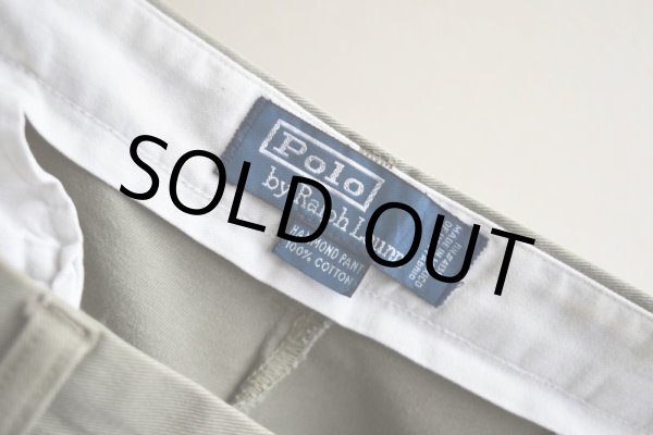 画像4: Polo by RalphLauren ツータックチノトラウザー  "HAMMOND PANT"  表記35×30  (4)
