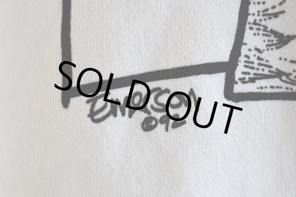 画像10: 1990s LISTEN HONEY 'cat woman' アートスウェット　 "MADE IN USA"　 表記M  (10)