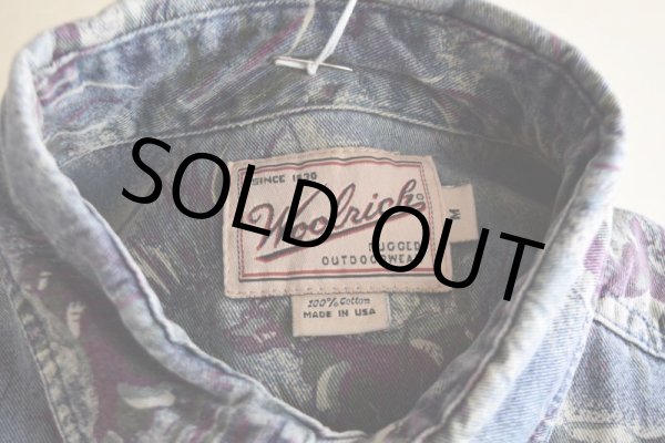 画像5: 1990s Woolrich ハンティング柄シャツ  "MADE IN USA"  表記M  (5)