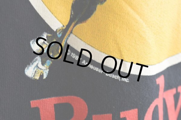 画像10: 1980s Budweiser SALUTES YOU！ ARMY プリントスウェット　 "MADE IN USA"　 表記L  (10)