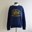 画像1: 1990s Polo by RalphLauren NAVAL STATION スウェット　 "はめ込み両V"　 表記M  (1)