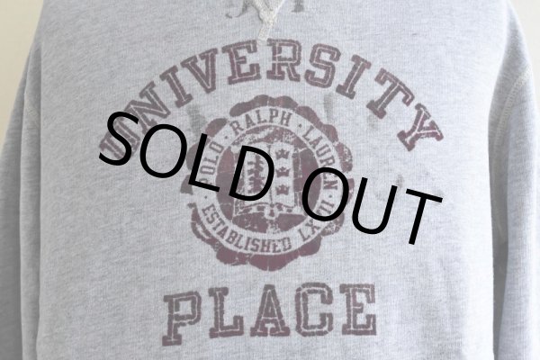 画像8: POLO RALPH LAUREN 両Vフロッキースウェット  "はめ込み両V"  表記M  (8)