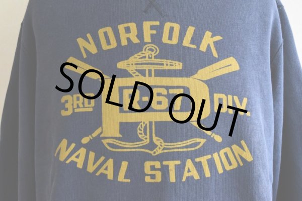 画像9: 1990s Polo by RalphLauren NAVAL STATION スウェット  "はめ込み両V"  表記M  (9)