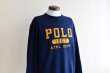 画像6: POLO RALPH LAUREN 両Vフロッキースウェット　 表記M  (6)