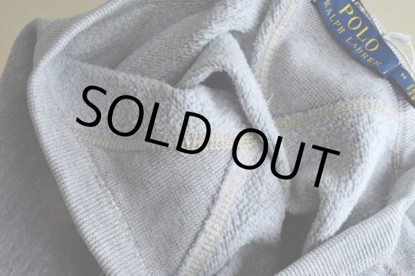 画像14: POLO RALPH LAUREN 両Vフロッキースウェット  "はめ込み両V"  表記M  (14)