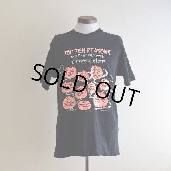 画像1: 1990s Halloween 蓄光プリントTシャツ　 "MADE IN USA"　 表記L  (1)