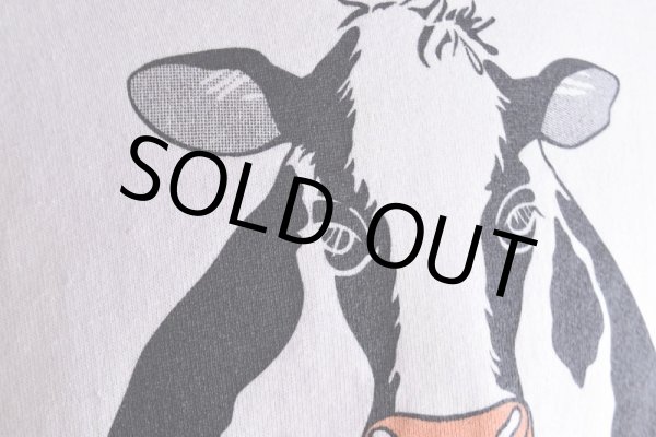 画像9: 1990s OLDLAND COW 両面プリントスウェット　 "MADE IN USA"　 表記XL  (9)