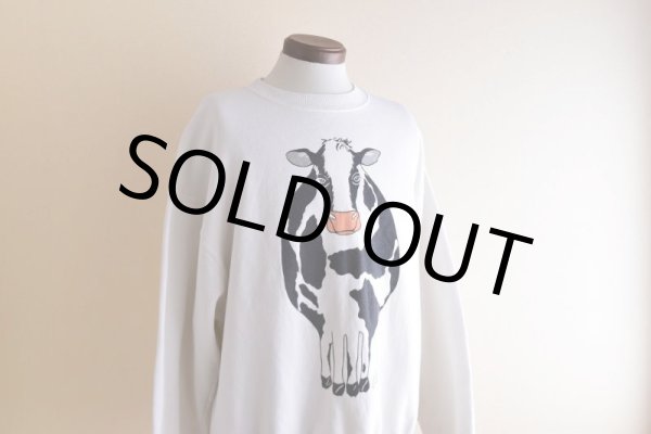 画像6: 1990s OLDLAND COW 両面プリントスウェット　 "MADE IN USA"　 表記XL  (6)