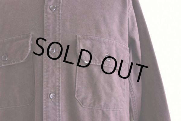 画像8: 1970s Woolrich シャモアクロスシャツ  "MADE IN USA"  実寸ML  (8)