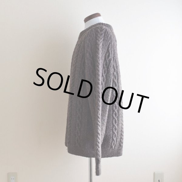 画像4: Janette Murray フィッシャーマンセーター　 "MADE IN SCOTLAND"　 実寸L  (4)