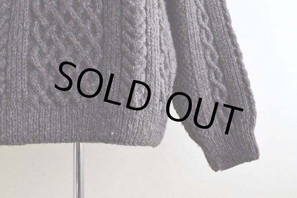 画像10: Janette Murray フィッシャーマンセーター　 "MADE IN SCOTLAND"　 実寸L  (10)