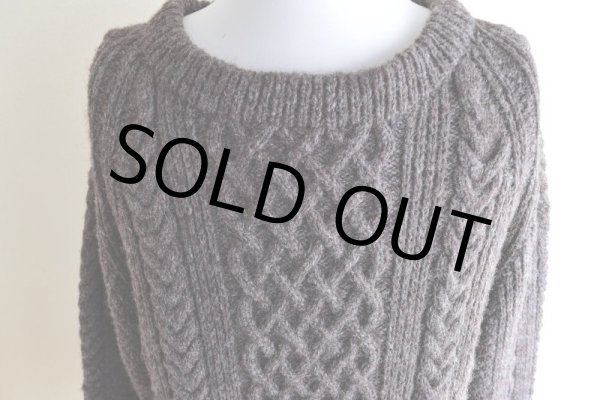 画像8: Janette Murray フィッシャーマンセーター　 "MADE IN SCOTLAND"　 実寸L  (8)