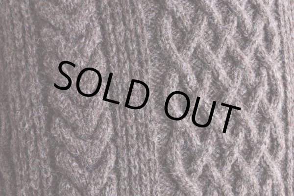 画像9: Janette Murray フィッシャーマンセーター　 "MADE IN SCOTLAND"　 実寸L  (9)