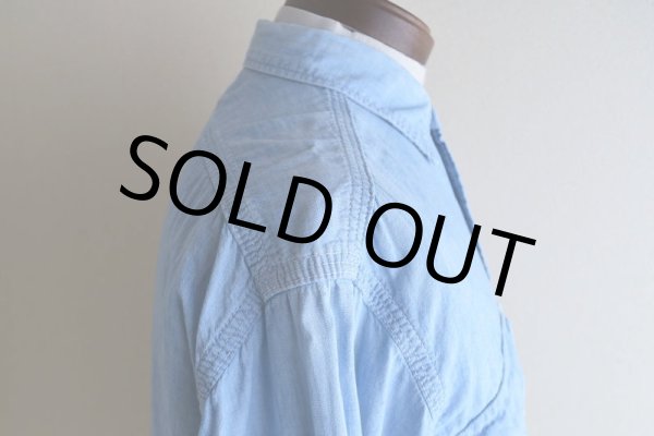 画像8: 1980-90s Polo RALPH LAUREN ガチャポケシャンブレーシャツ  "MADE IN USA"  表記S  (8)