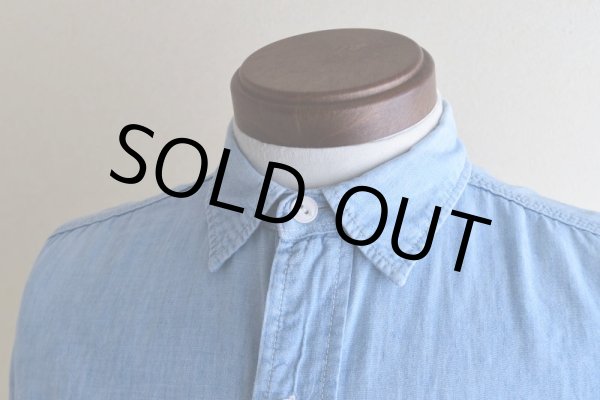 画像7: 1980-90s Polo RALPH LAUREN ガチャポケシャンブレーシャツ  "MADE IN USA"  表記S  (7)