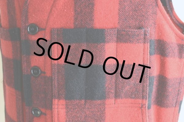 画像8: 1990s FILSON マッキーノウールベスト　 "MADE IN USA"　 実寸L〜  (8)