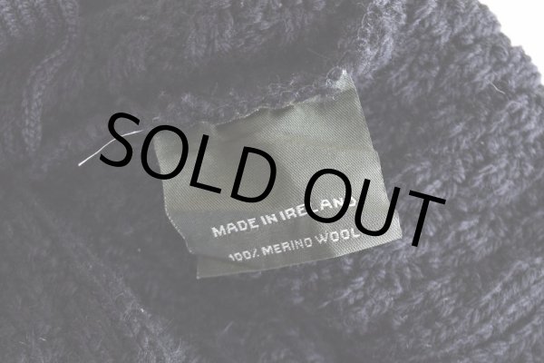 画像12: ARAN SWEATER MARKET フィッシャーマンニットカーディガン　 "MADE IN IRELAND"　 表記M  (12)