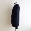 画像4: ARAN SWEATER MARKET フィッシャーマンニットカーディガン　 "MADE IN IRELAND"　 表記M  (4)