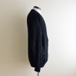 画像2: ARAN SWEATER MARKET フィッシャーマンニットカーディガン　 "MADE IN IRELAND"　 表記M  (2)