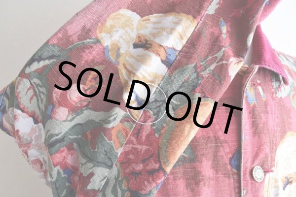 画像17: Smith&Hawken ボタニカル柄カバーオール　 "MADE IN USA"　 表記L  (17)