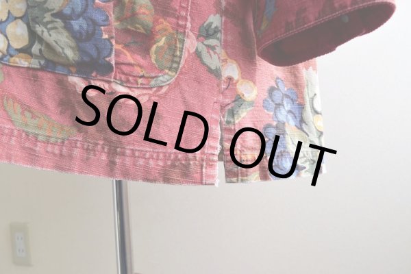 画像13: Smith&Hawken ボタニカル柄カバーオール　 "MADE IN USA"　 表記L  (13)