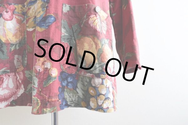 画像12: Smith&Hawken ボタニカル柄カバーオール　 "MADE IN USA"　 表記S  (12)